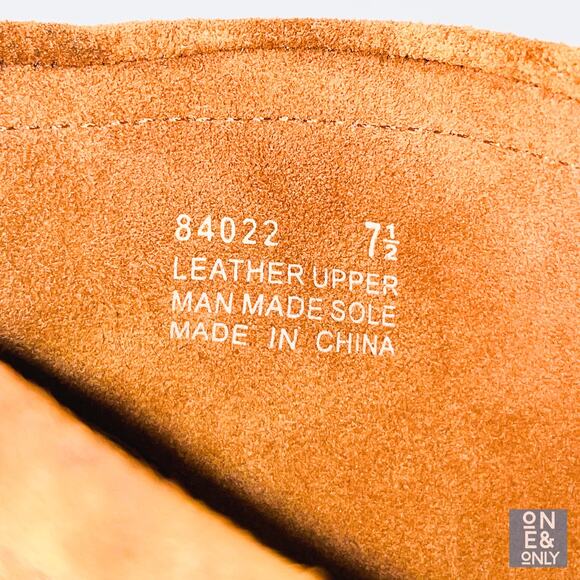 MINNETONKA Brown Ankle Boots Leather Fringe Wedge Heel Tasseled Boho Womens 7.5 - Picture 8 of 11